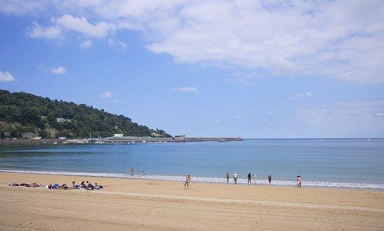 la Playa de Fuenterrabía